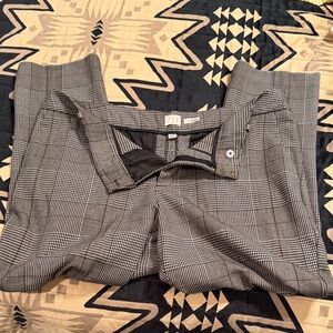 Women’s Gray Plaid Pants
